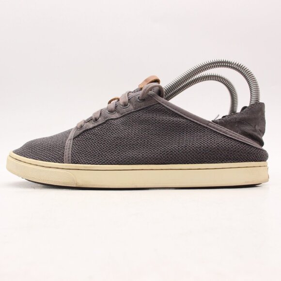 Olukai Pehueali Women's Size US 6.5 Lace Up Gray Mesh Sneakers Shoes - Picture 4 of 9